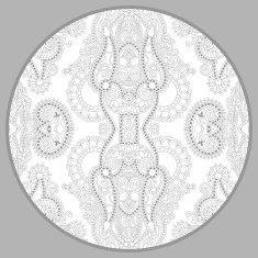 coloring book page for adults - zendala joy to older N3