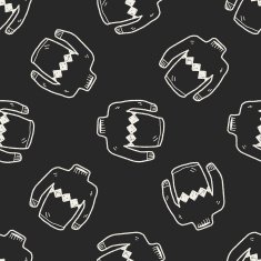 sweater doodle seamless pattern background N3