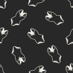 Swimsuit doodle seamless pattern background