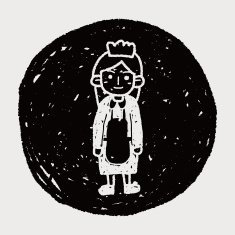 waitress doodle N10