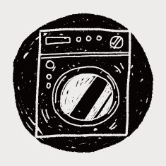 washing machine doodle N17