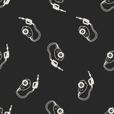 washing machine doodle seamless pattern background N5