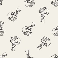 Weight doodle seamless pattern background N2