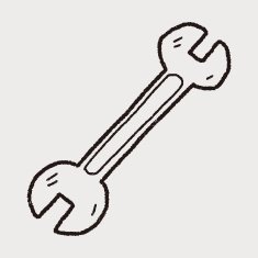 wrench doodle N23