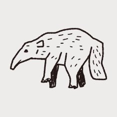 anteater doodle N3