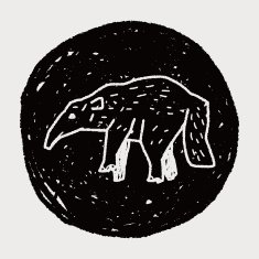 anteater doodle N6