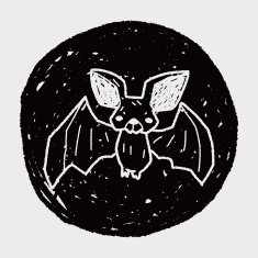 bat doodle N13