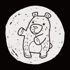 bear doodle N21