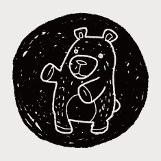 bear doodle N24