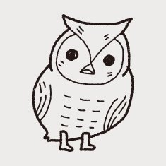 owl doodle N7