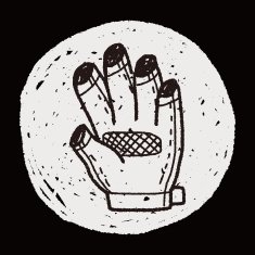 bike glove doodle N6