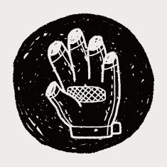 bike glove doodle N7