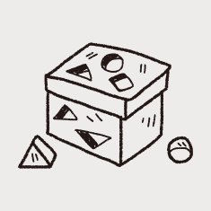 block toy doodle N19