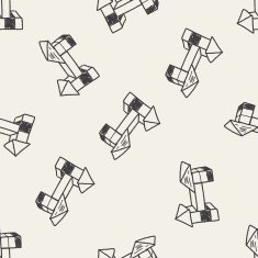 block toy doodle seamless pattern background N2