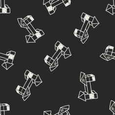 block toy doodle seamless pattern background N7