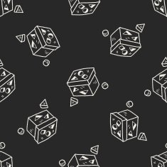 block toy doodle seamless pattern background N10