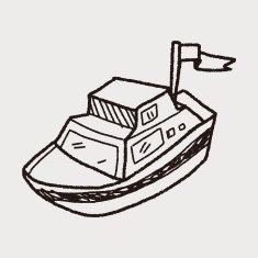 Boat doodle N35