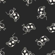 bug toy doodle seamless pattern background N2