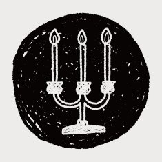 candle doodle N25