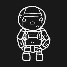 robot doodle N251