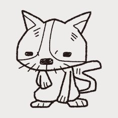 cat doodle N9