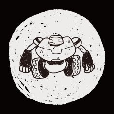 robot doodle N262