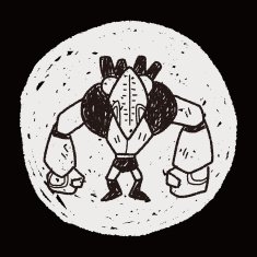 robot doodle N271