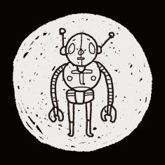 robot doodle N274