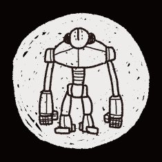 robot doodle N275
