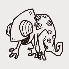 chameleon doodle N4