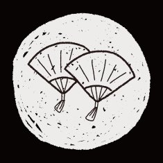 Chinese New Year Folding fan N5