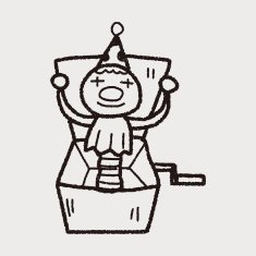 clown box doodle N4