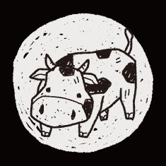 cow doodle N13