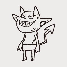 devil doodle N7