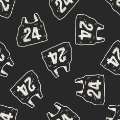 24hr shopping doodle seamless pattern background N2