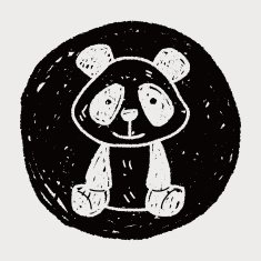 panda doodle N19