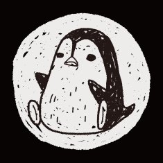 penguin doodle N9