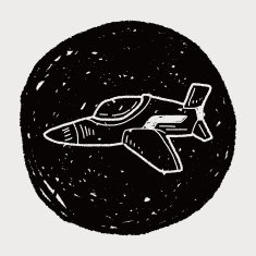 airplane doodle N55