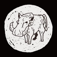pig doodle N13