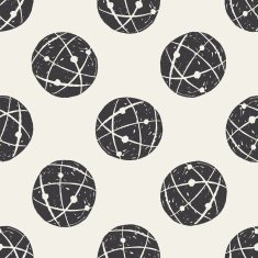 Doodle Globe seamless pattern background