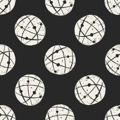 Doodle Globe seamless pattern background N3