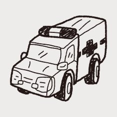 Ambulance doodle N6