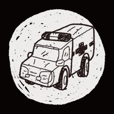 Ambulance doodle N7