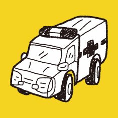 Ambulance doodle N9