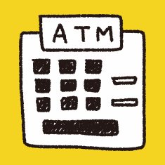ATM doodle drawing N22