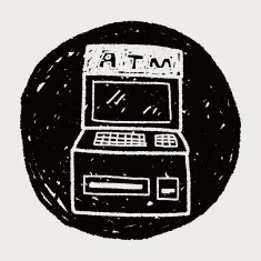 ATM doodle drawing N28