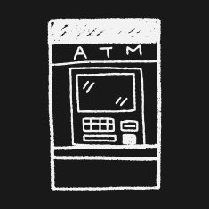 ATM doodle drawing N29