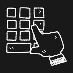 ATM doodle drawing N31