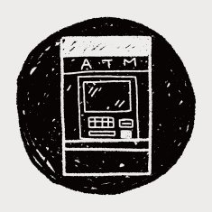 ATM doodle drawing N35