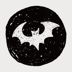 bat doodle N16